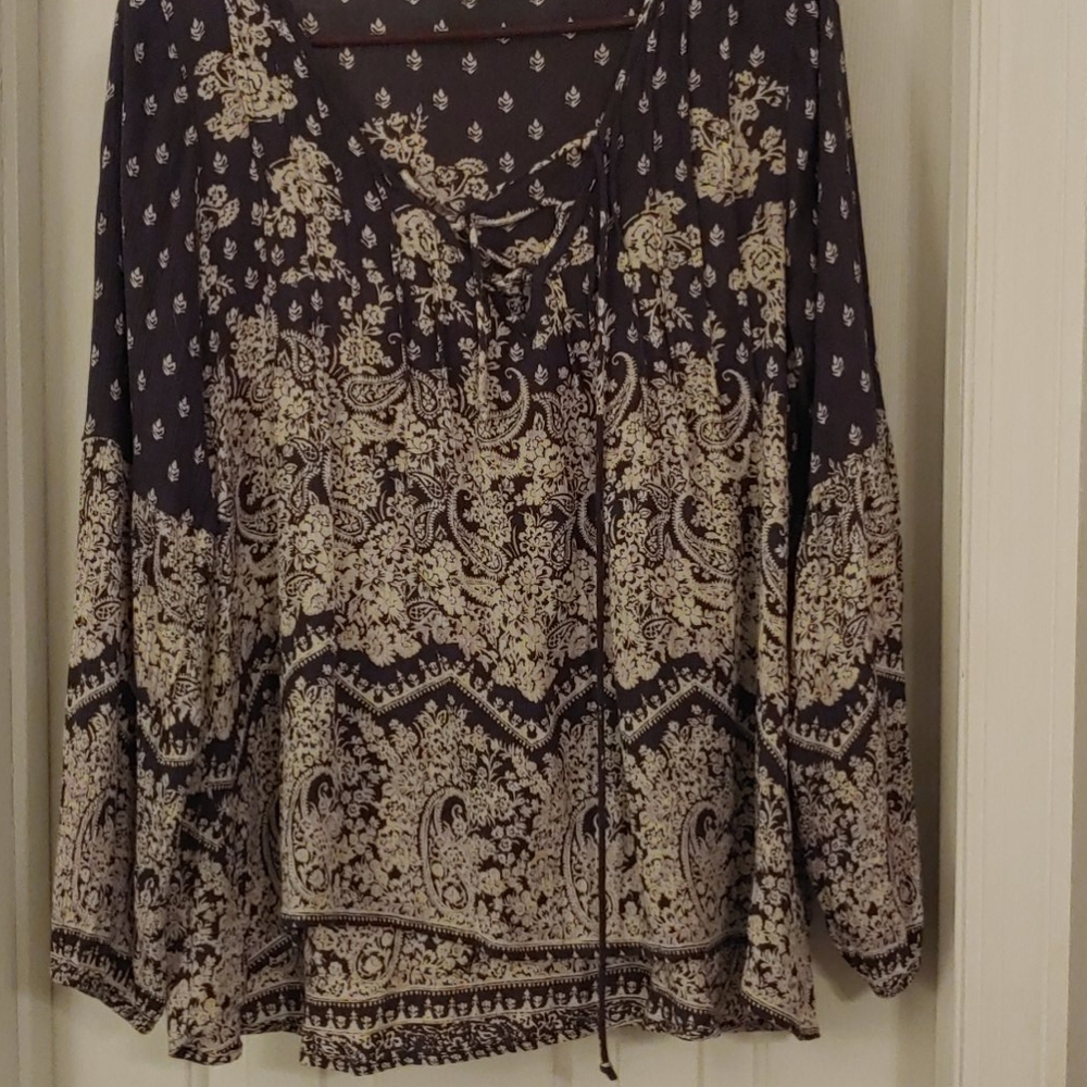 Long sleeve blouse